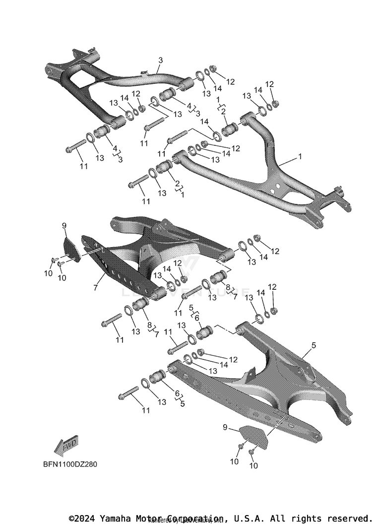 Rear Arm Schematic