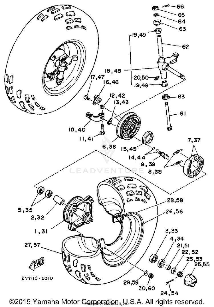 Front Wheel Schematic