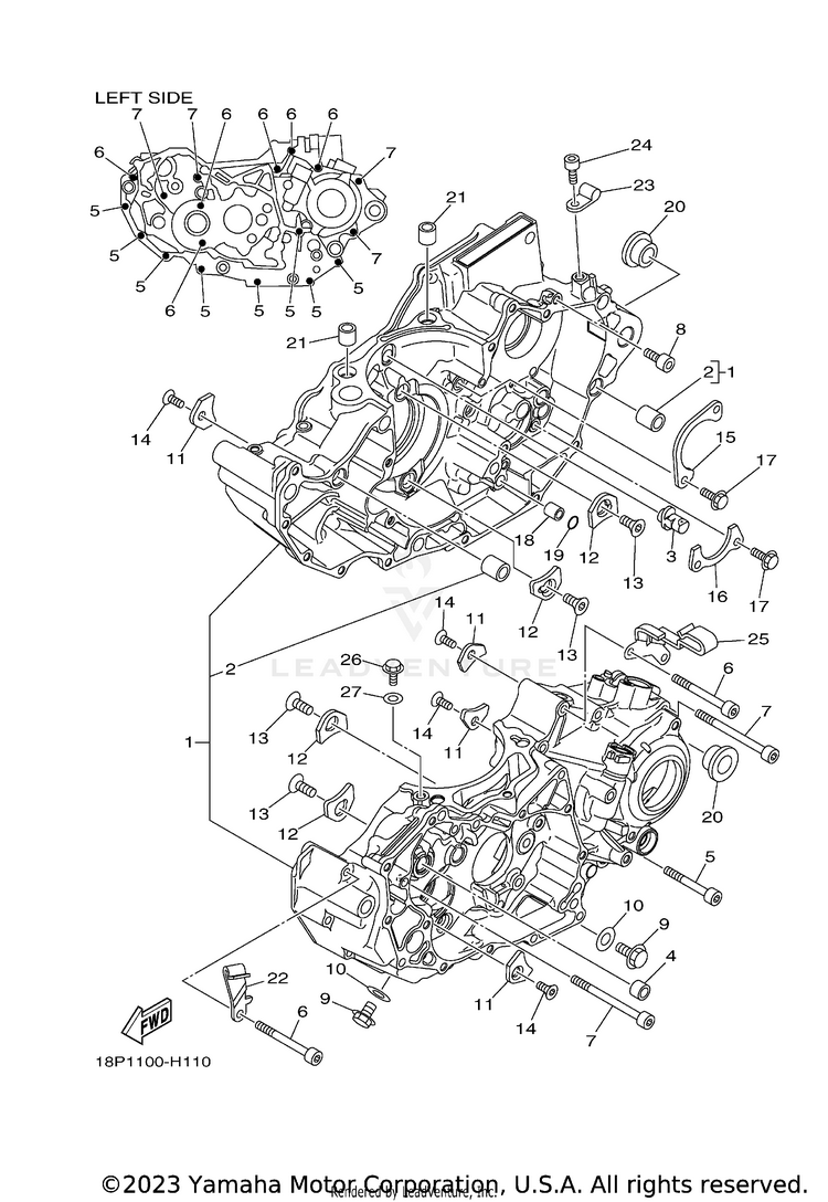 Crankcase Schematic