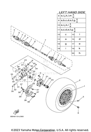 Rear Wheel Schematic