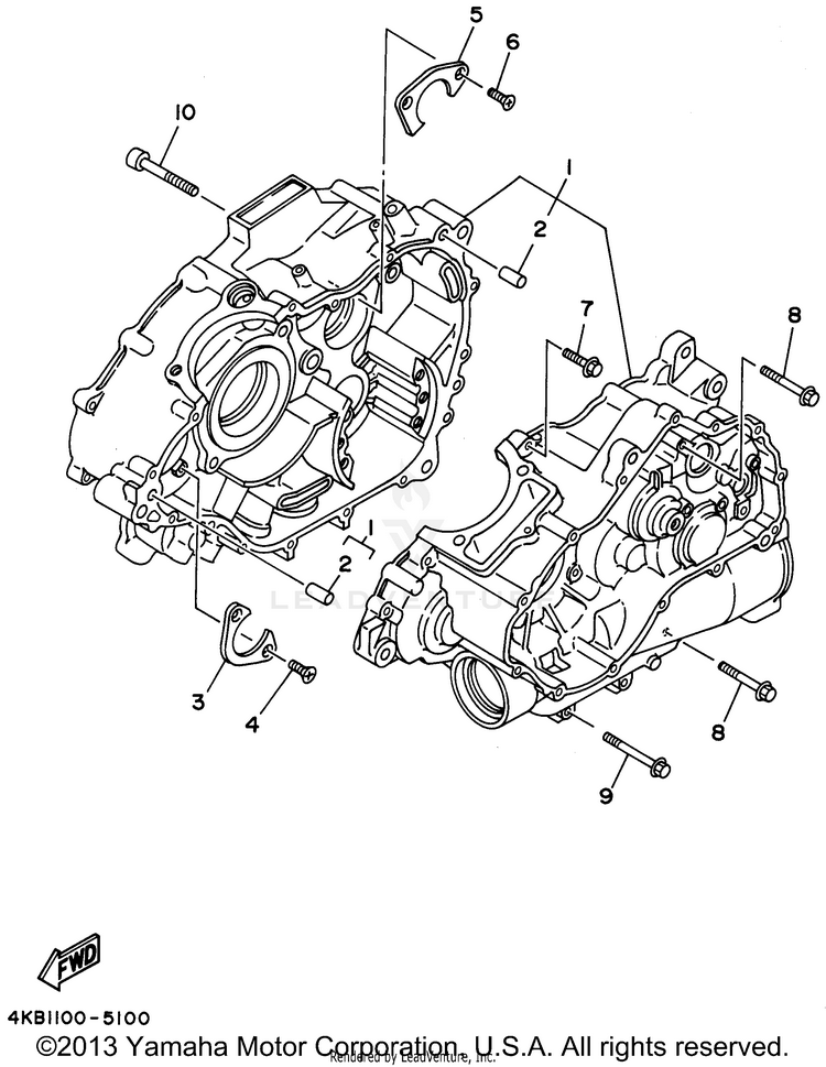 Crankcase Schematic