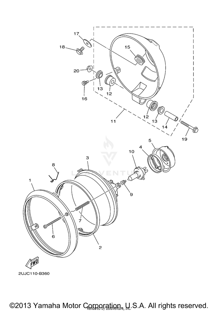 Headlight Schematic