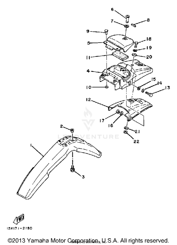 Front Fender Rear Fender Schematic