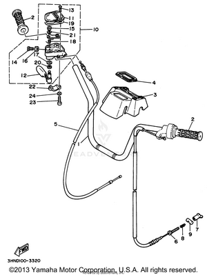Steering Handle Cable Schematic