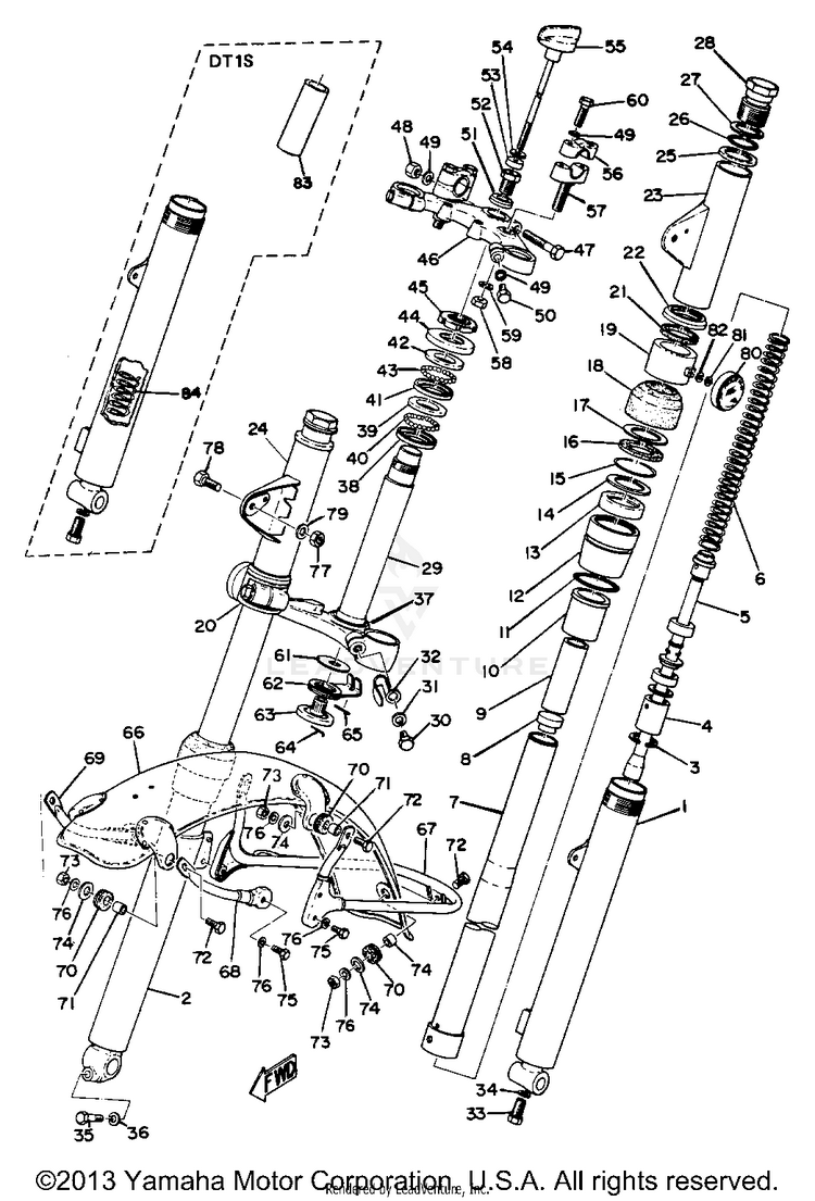 Front Fork Schematic