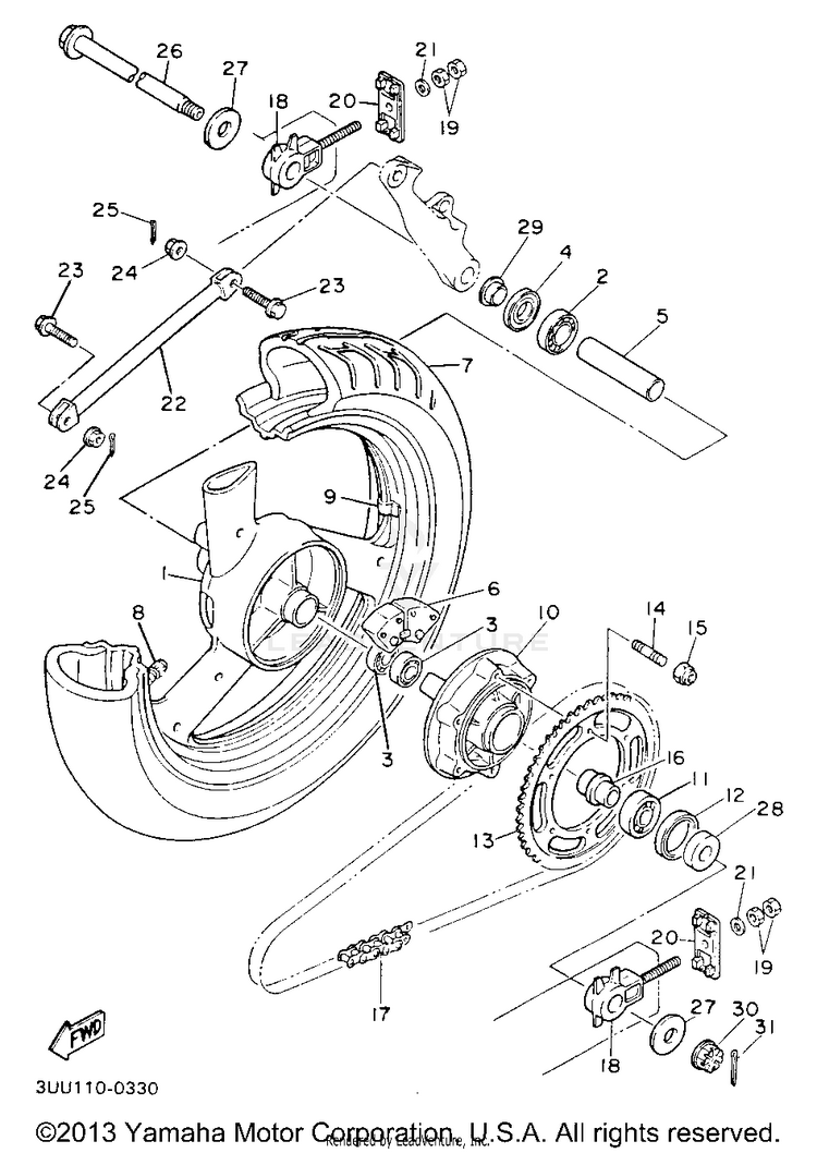 Rear Wheel Schematic