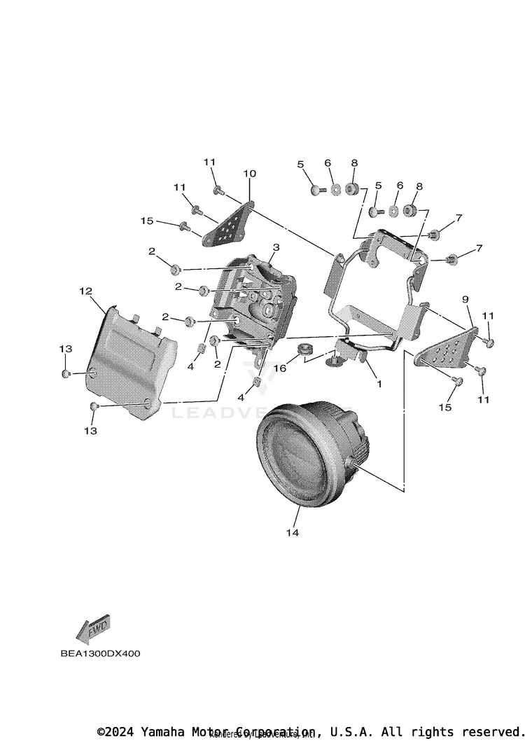 Headlight Schematic