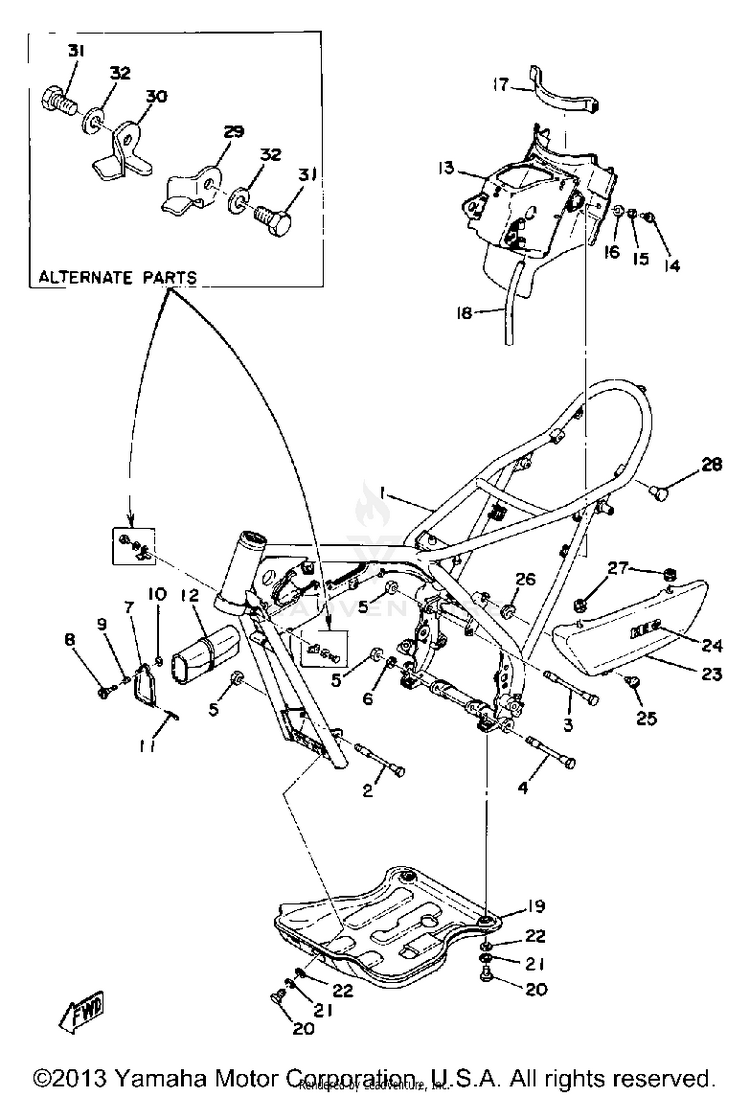 Frame-Side Cover Schematic