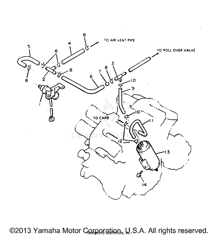 Emission Control Device Ca Model Schematic
