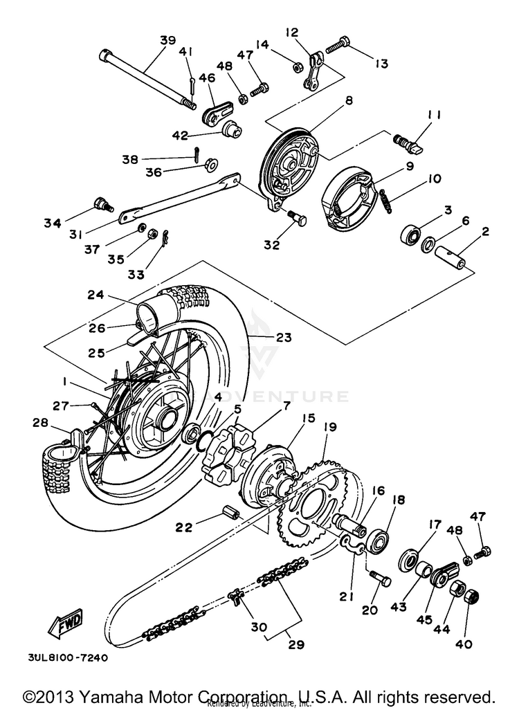 Rear Wheel Schematic