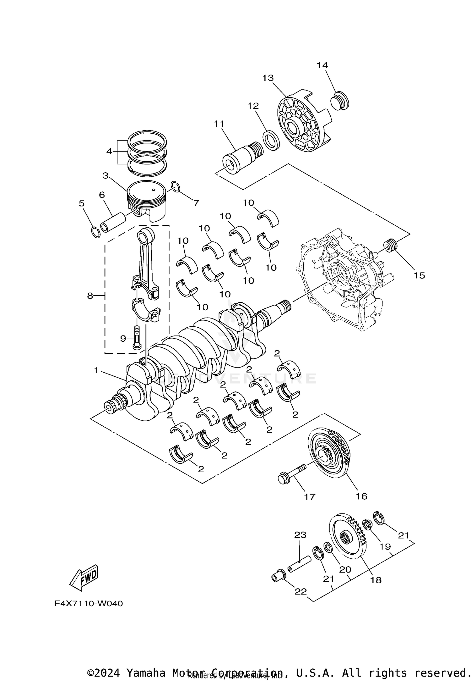 CRANKSHAFT & PISTON
