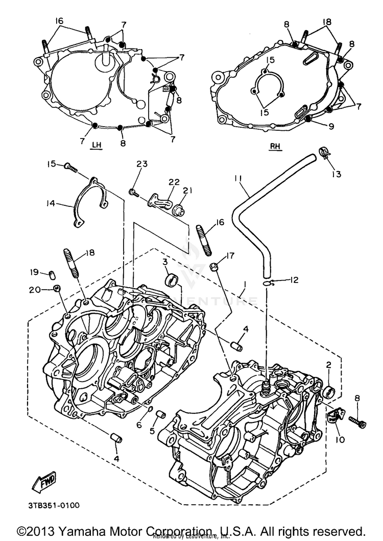 Crankcase Schematic