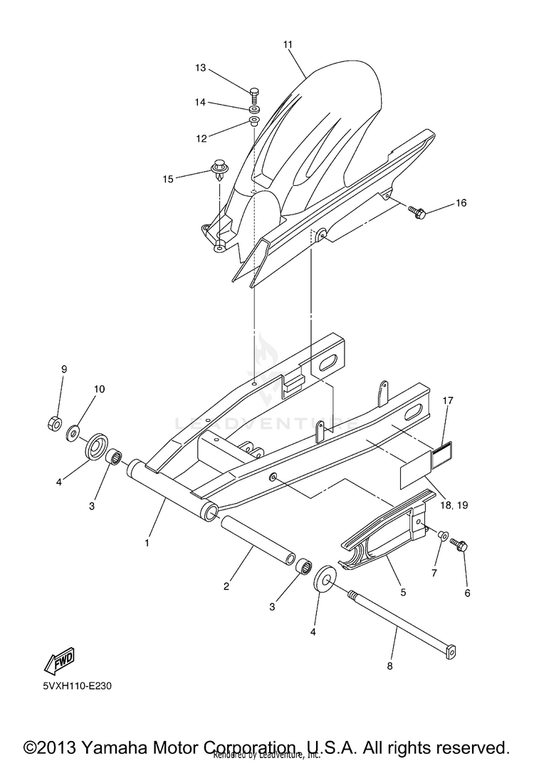 Rear Arm Schematic