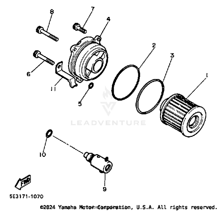 Oil Filter Schematic