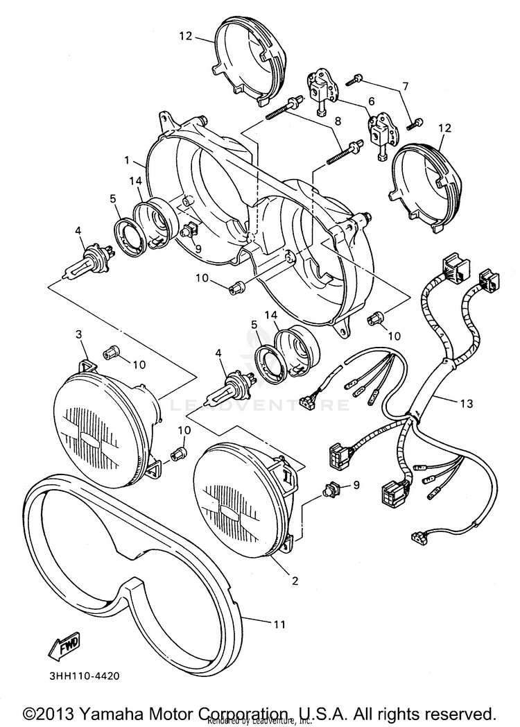 Headlight Schematic