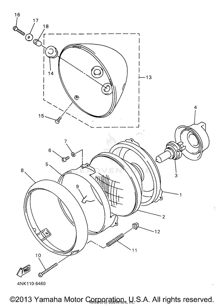 Headlight Schematic