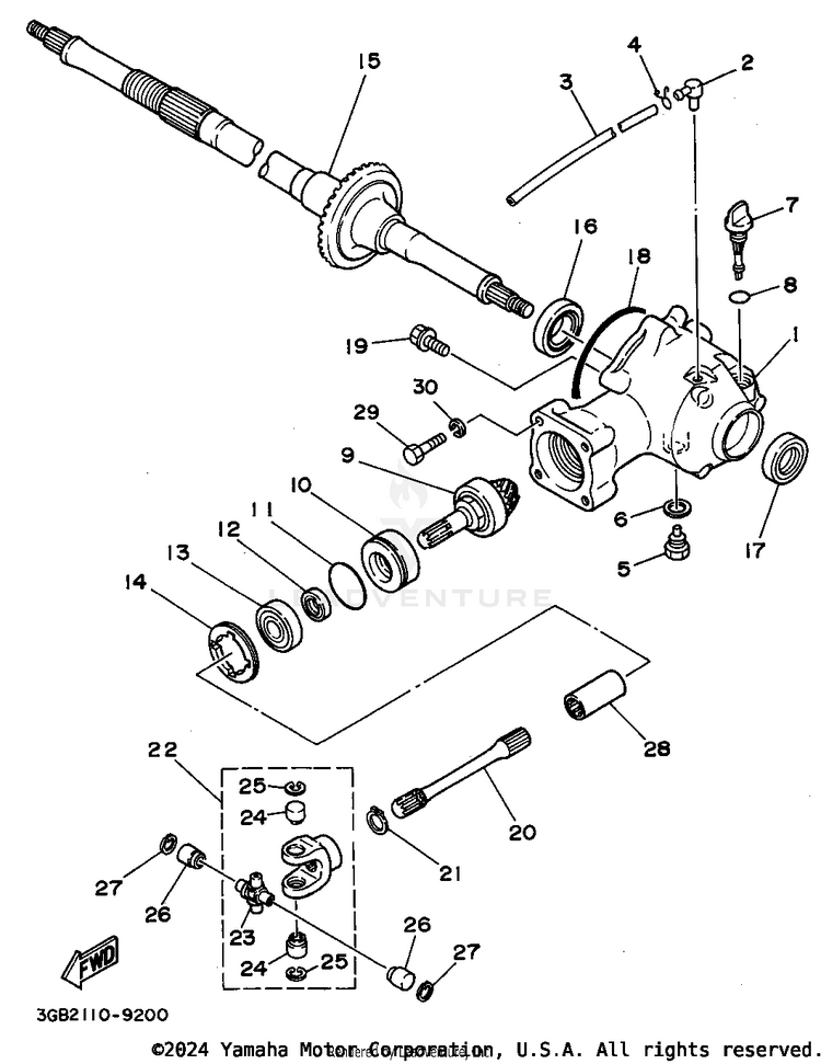 Drive Shaft Schematic