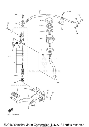 Rear Master Cylinder Schematic