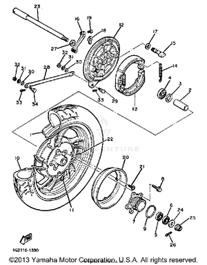 Rear Wheel Schematic