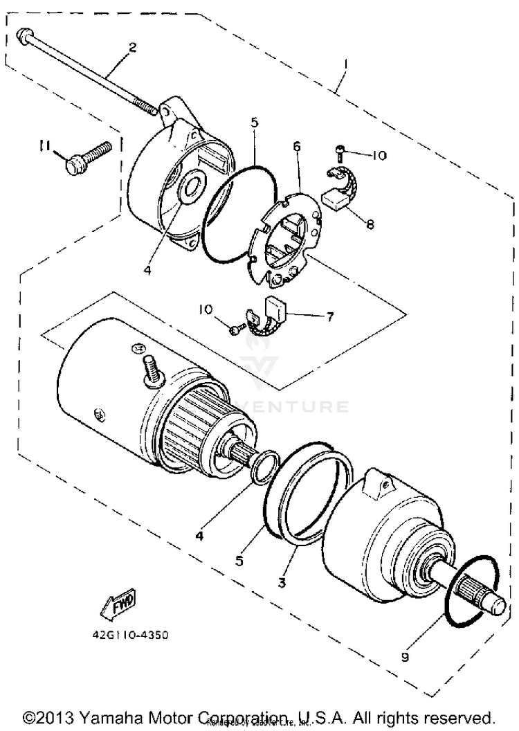 Starting Motor Schematic