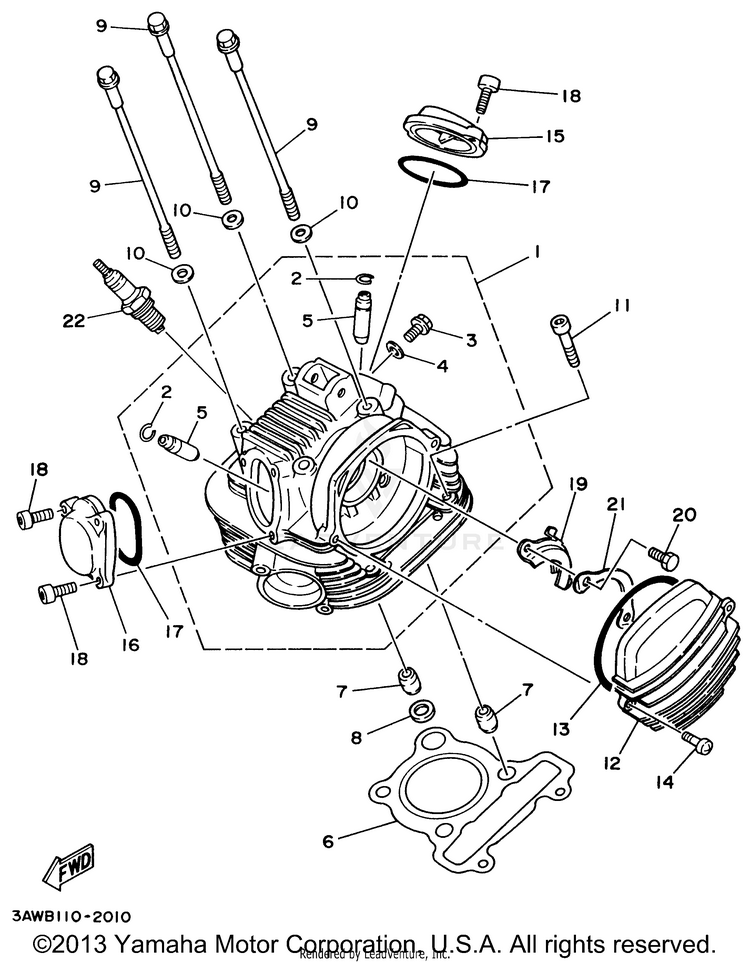 Cylinder Head Schematic