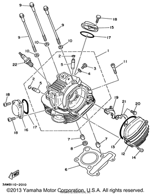 Cylinder Head Schematic