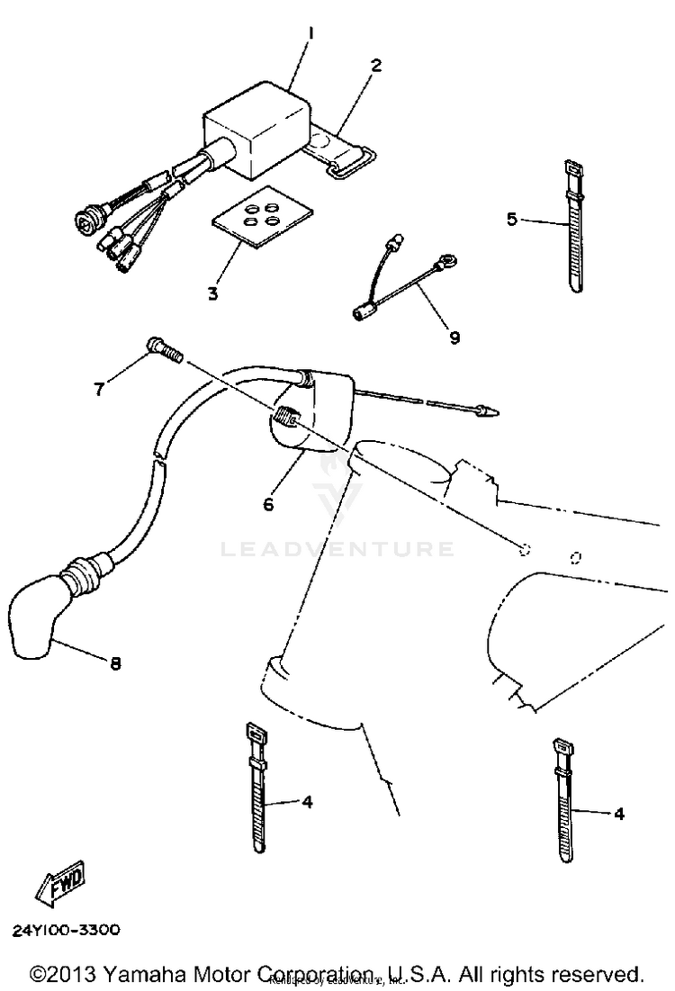 Electrical Yz250k L Schematic