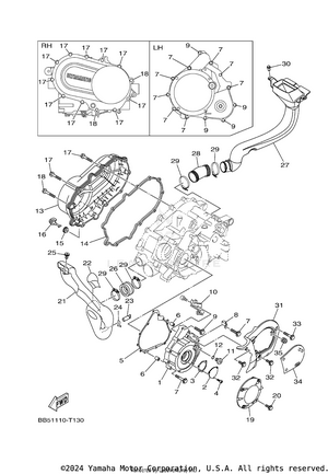 Crankcase Cover 1 Schematic