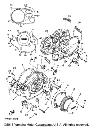 Crankcase Cover 1 Schematic