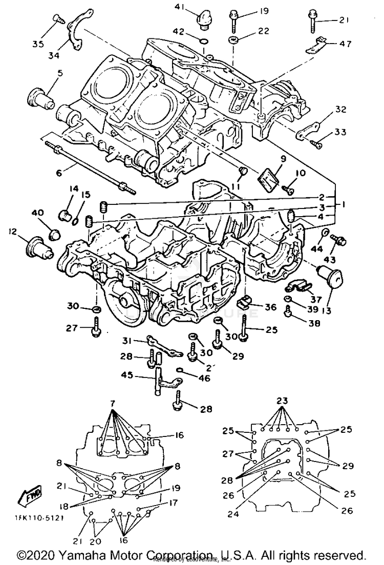 Crankcase Schematic