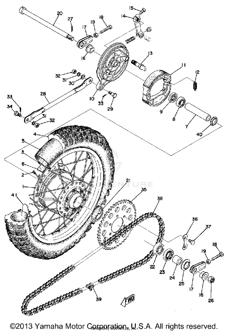 Rear Wheel Schematic