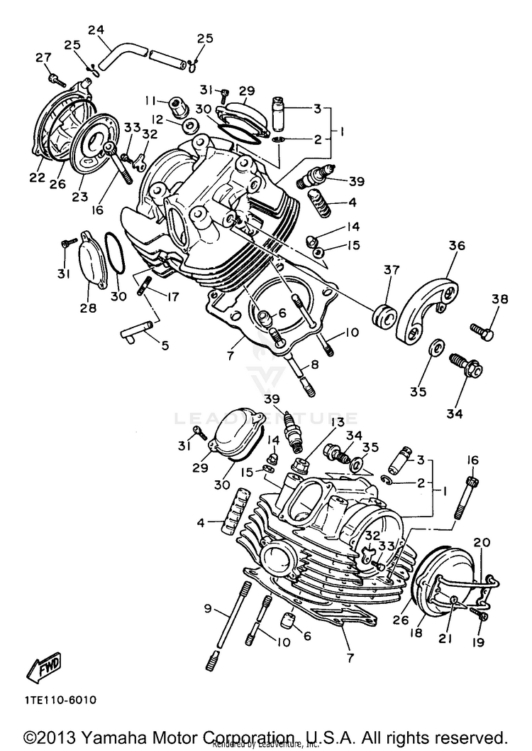 Cylinder Head Schematic