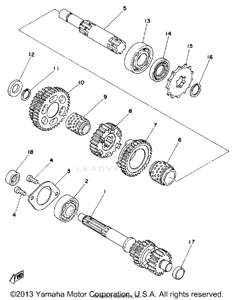 Transmission LB80_3D - 1977 Schematic