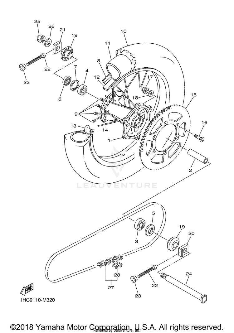 Rear Wheel Schematic