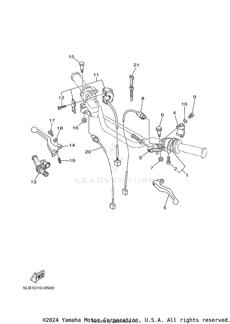 Handle Switch & Lever Schematic