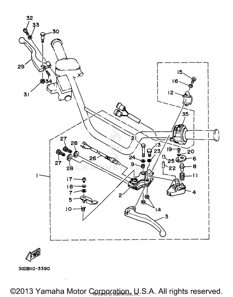 Handle Switch Lever Schematic