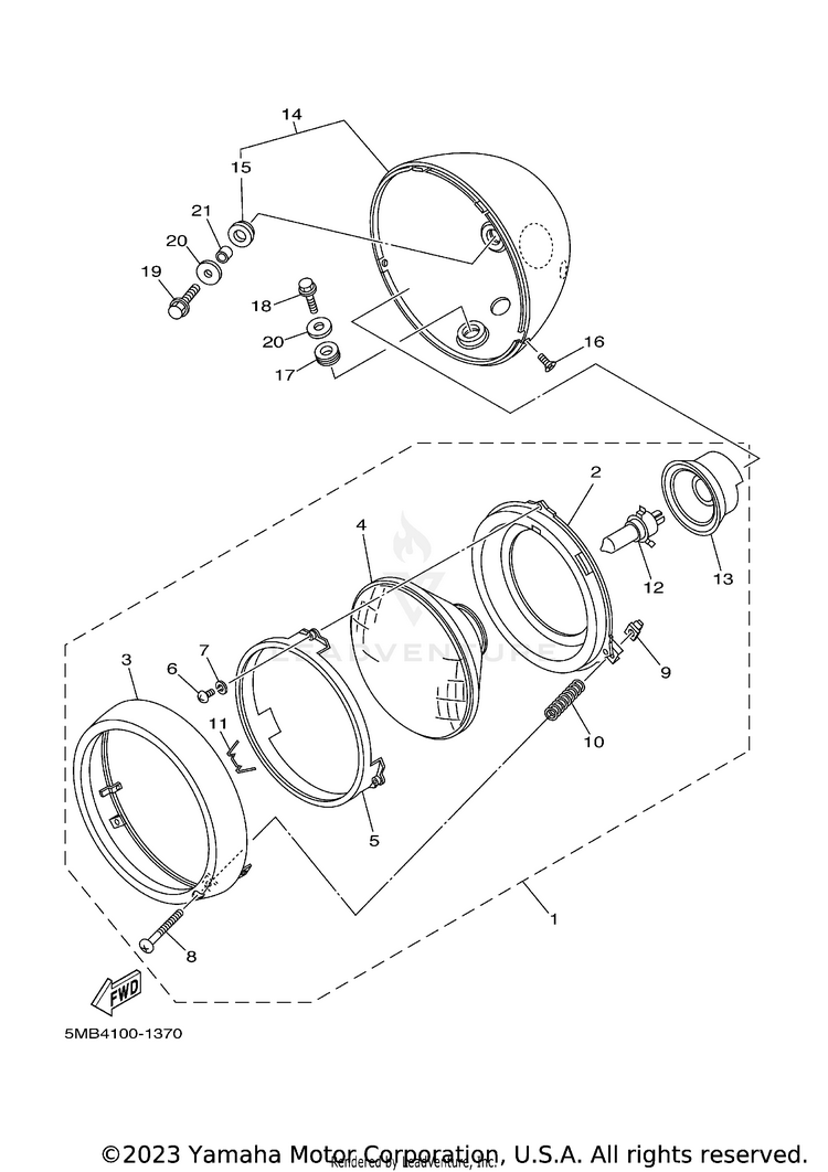 Headlight Schematic