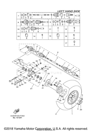 Rear Wheel Schematic