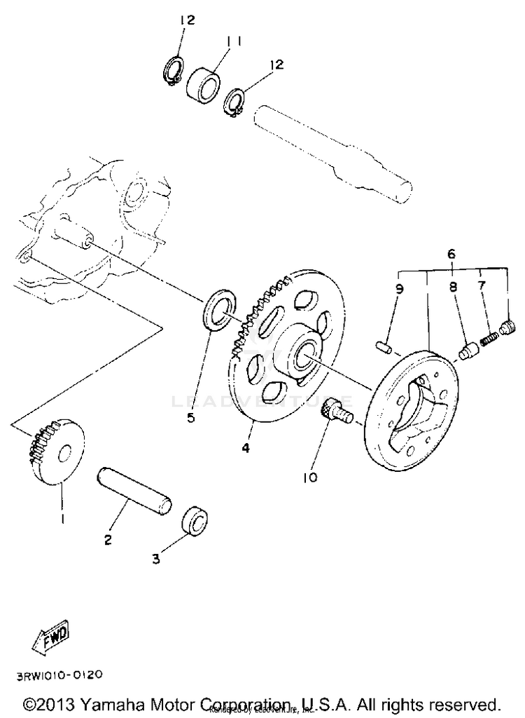 Starter Clutch Schematic