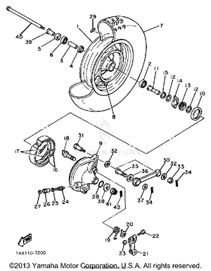 Front Wheel Schematic