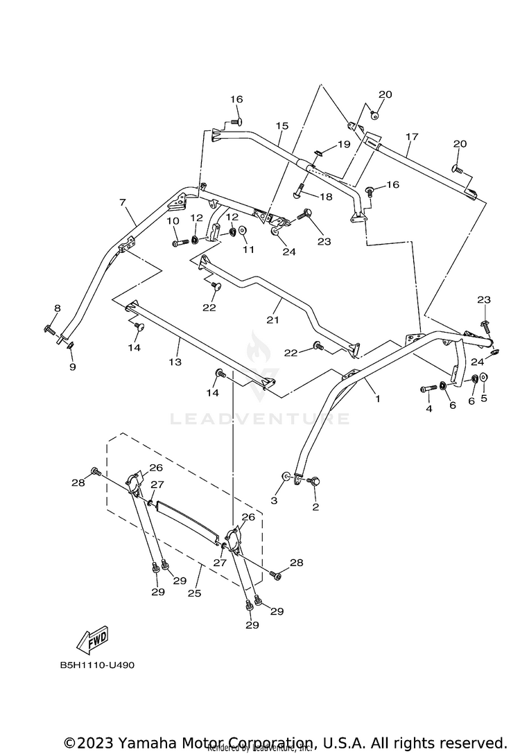 Guard 2 YXZ1000R EPS SE - YXZ10YMSKL - 2019 Schematic