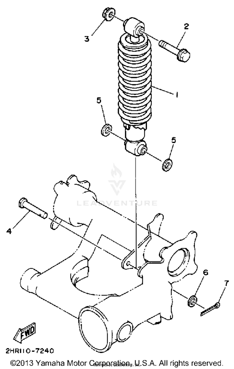 Rear Shocks Schematic