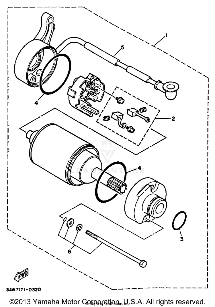 Starting Motor Schematic
