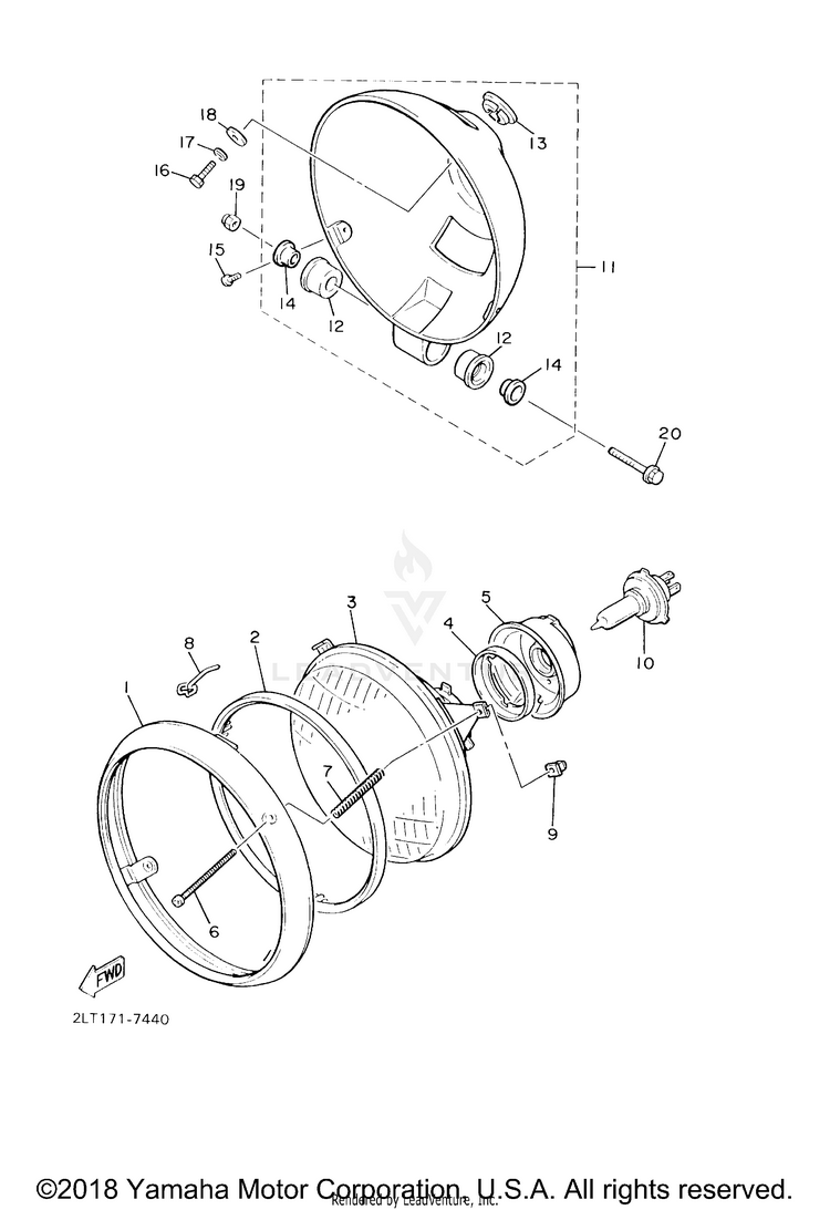 Headlight Schematic