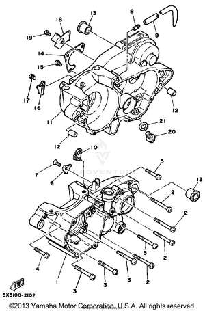 Crankcase Schematic