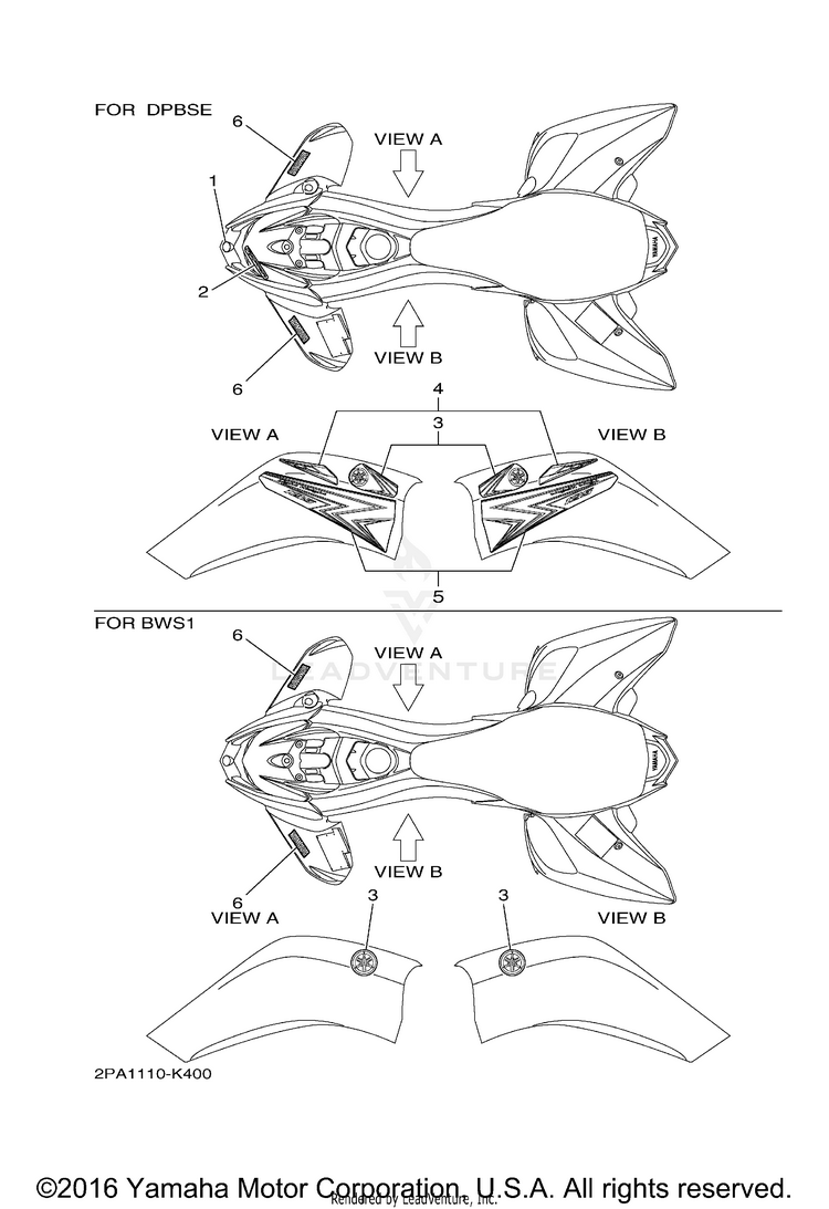 Graphics RAPTOR 125 - YFM125RAL - 2011 Schematic
