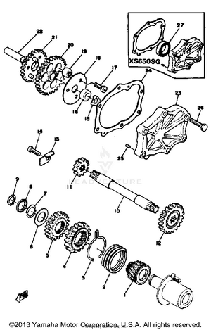 Starting Motor Unit Schematic