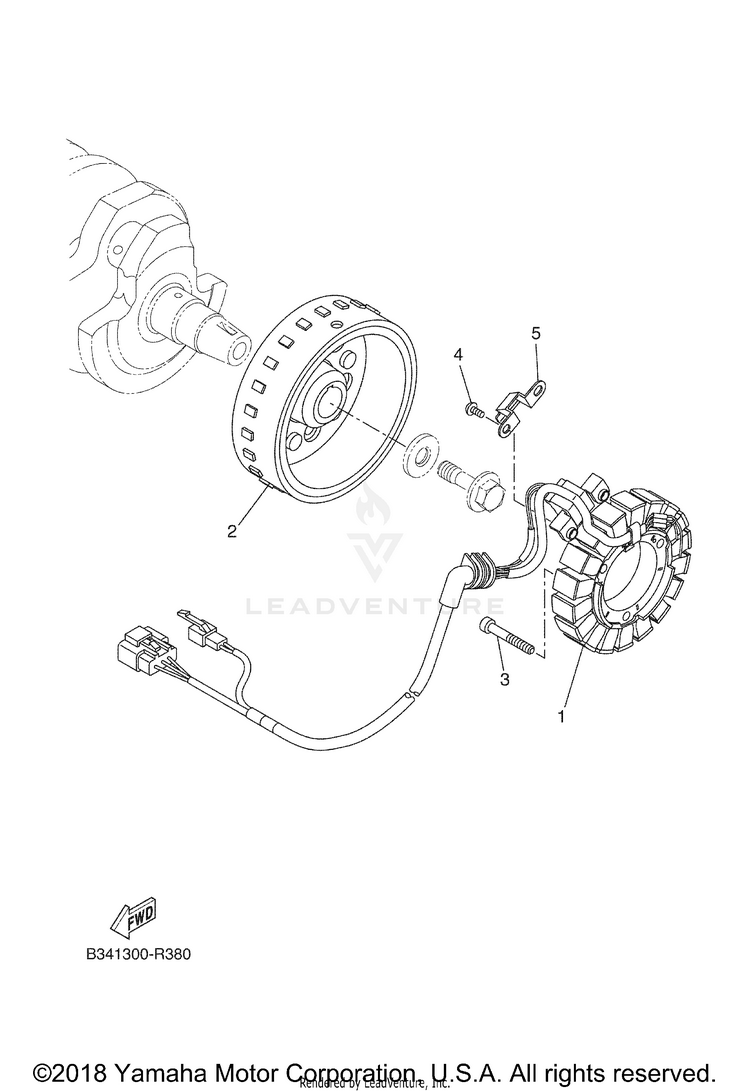Generator XSR700 - XSR700JCL - 2018 Schematic