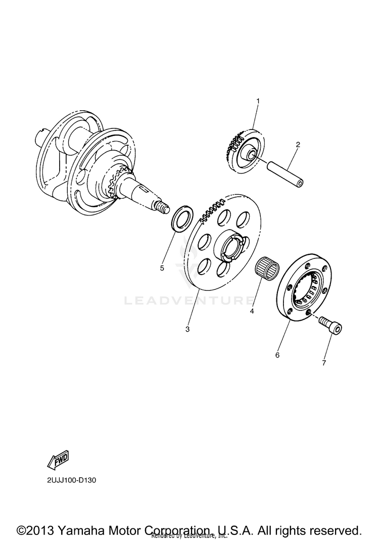 Starter Clutch Schematic
