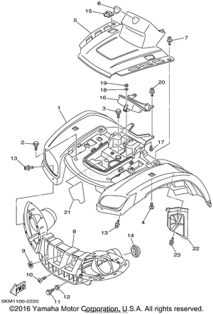 Front Fender Schematic